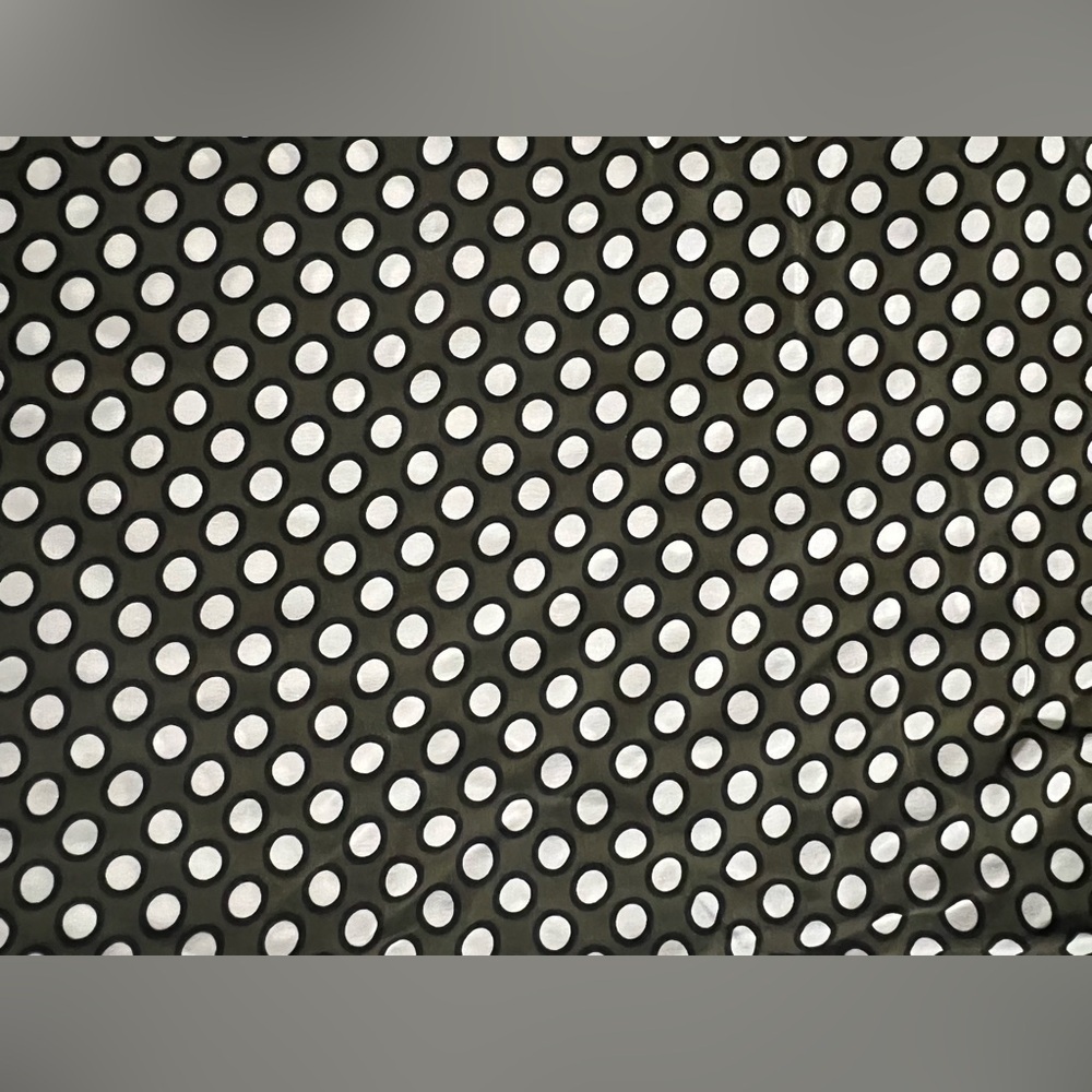 DIANE VON FURSTENBERG Silk Polka Dotted Shift Dress with Keyhole Detail Size 2 - Picture 10 of 10